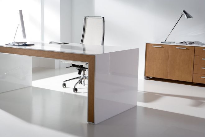 escritorio y silla de dirección