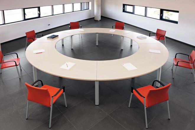 mesa de reuniones circular